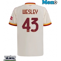 AS Roma Wesley Franca #43 Replica Away Shirt 2026-27 Short Sleeve